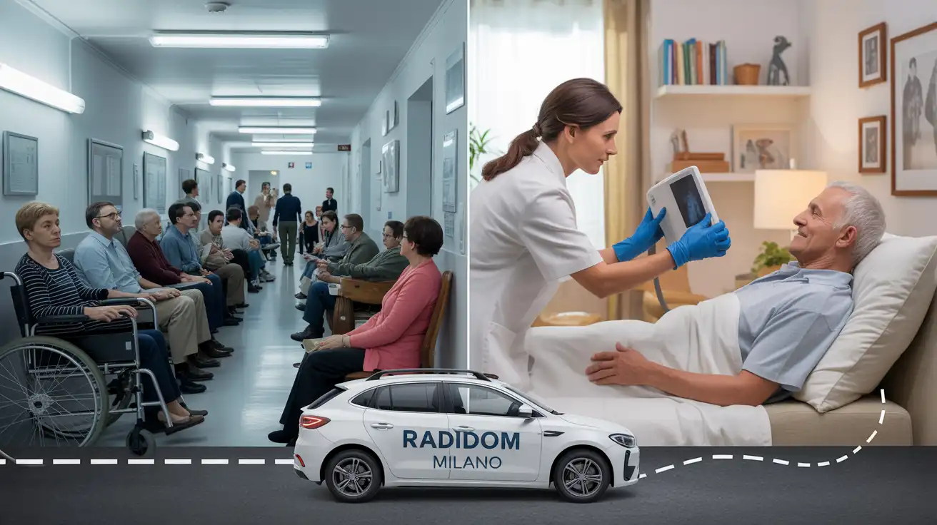 confronto tra l ospedale e i vantaggi del nostro servizio